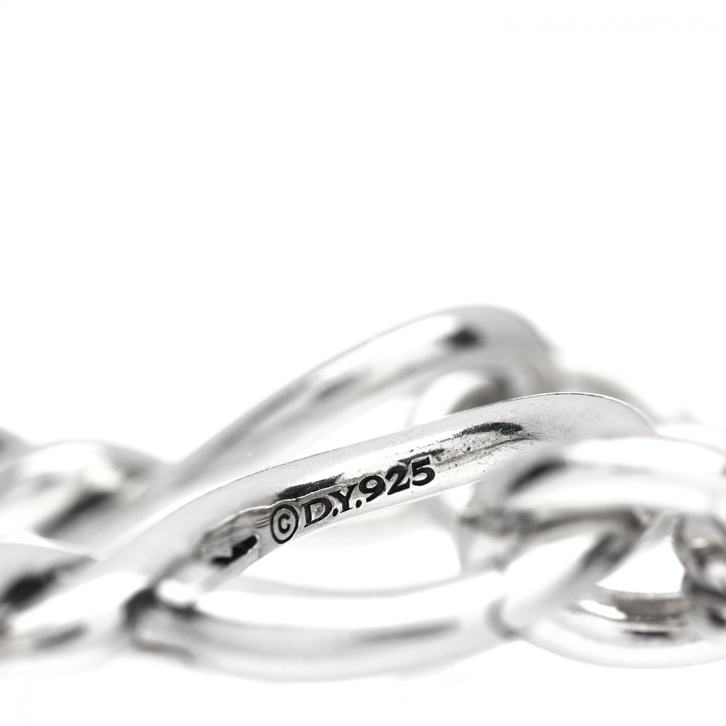 Sterling Silver Medium Continuance Chain Bracelet