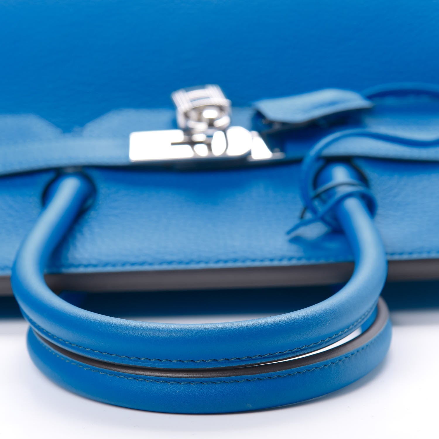 Hermes Taurillon Clemence Birkin 35 Bleu Hydra 10 of 33