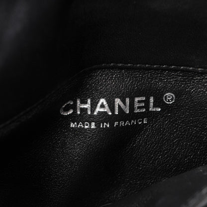 Chanel Lambskin Quilted Mineral Nights Flap Wristlet Black 6 of 8