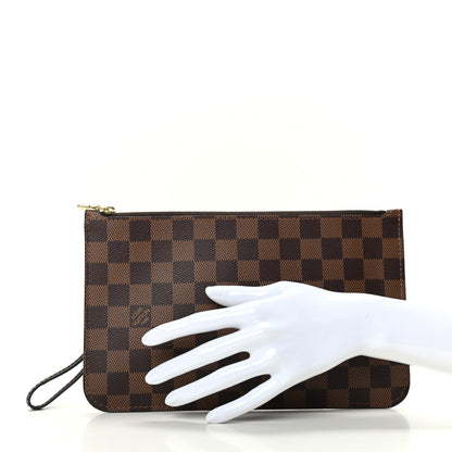 Louis Vuitton Damier Ebene Neverfull MM GM Pochette 2 of 6