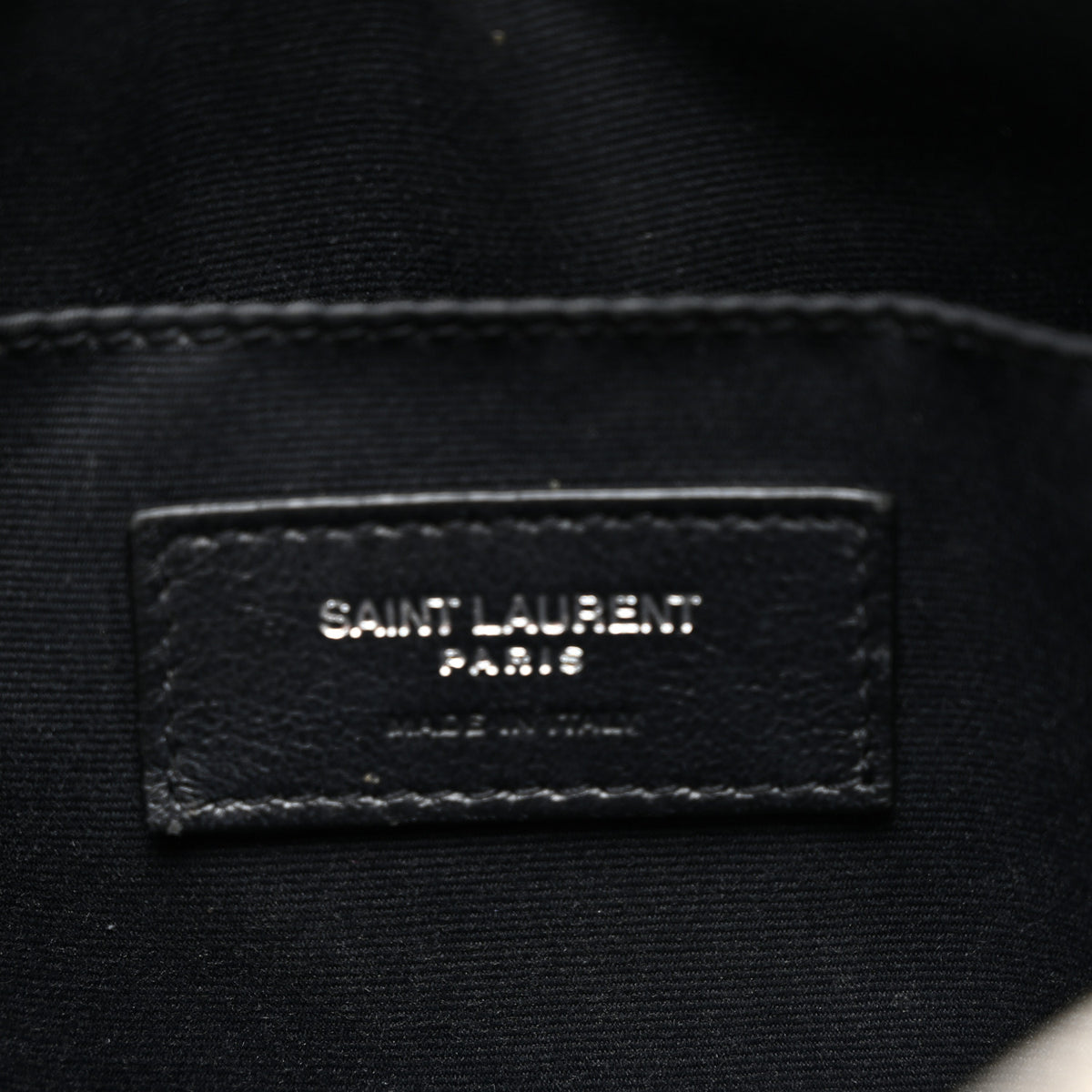 Grained Lambskin Monogram Lou Camera Bag Crema Soft