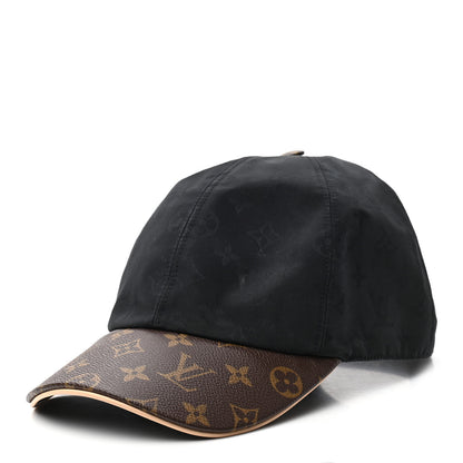 Louis Vuitton Polyester Silk Monogram LV Get Ready Cap L Black 1 of 10