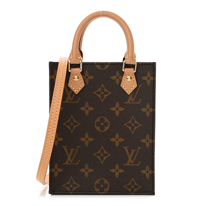 Louis Vuitton Monogram Petit Sac Plat 1 of 9