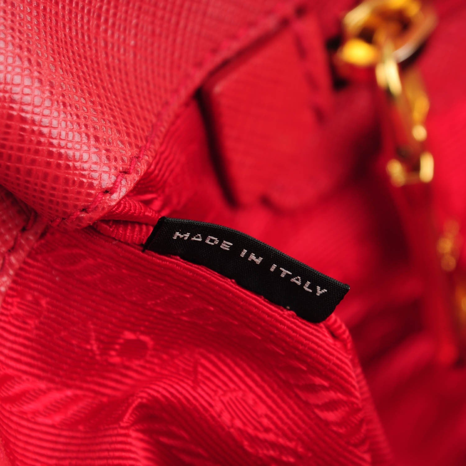 Prada Saffiano Large Galleria Double Zip Tote Fuoco 7 of 8
