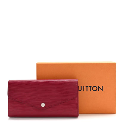 Louis Vuitton Epi Sarah Wallet NM Fuchsia 9 of 9