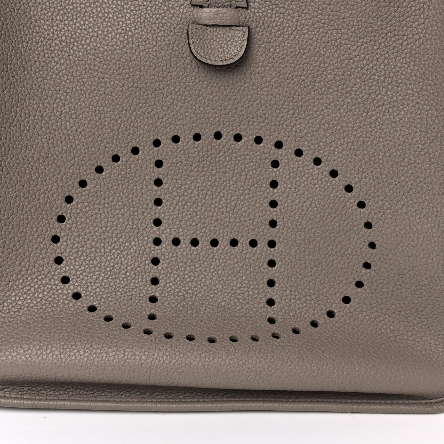 Hermes Taurillon Clemence Evelyne III PM Gris Asphalte 7 of 14