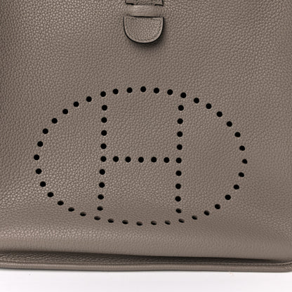 Hermes Taurillon Clemence Evelyne III PM Gris Asphalte 7 of 14