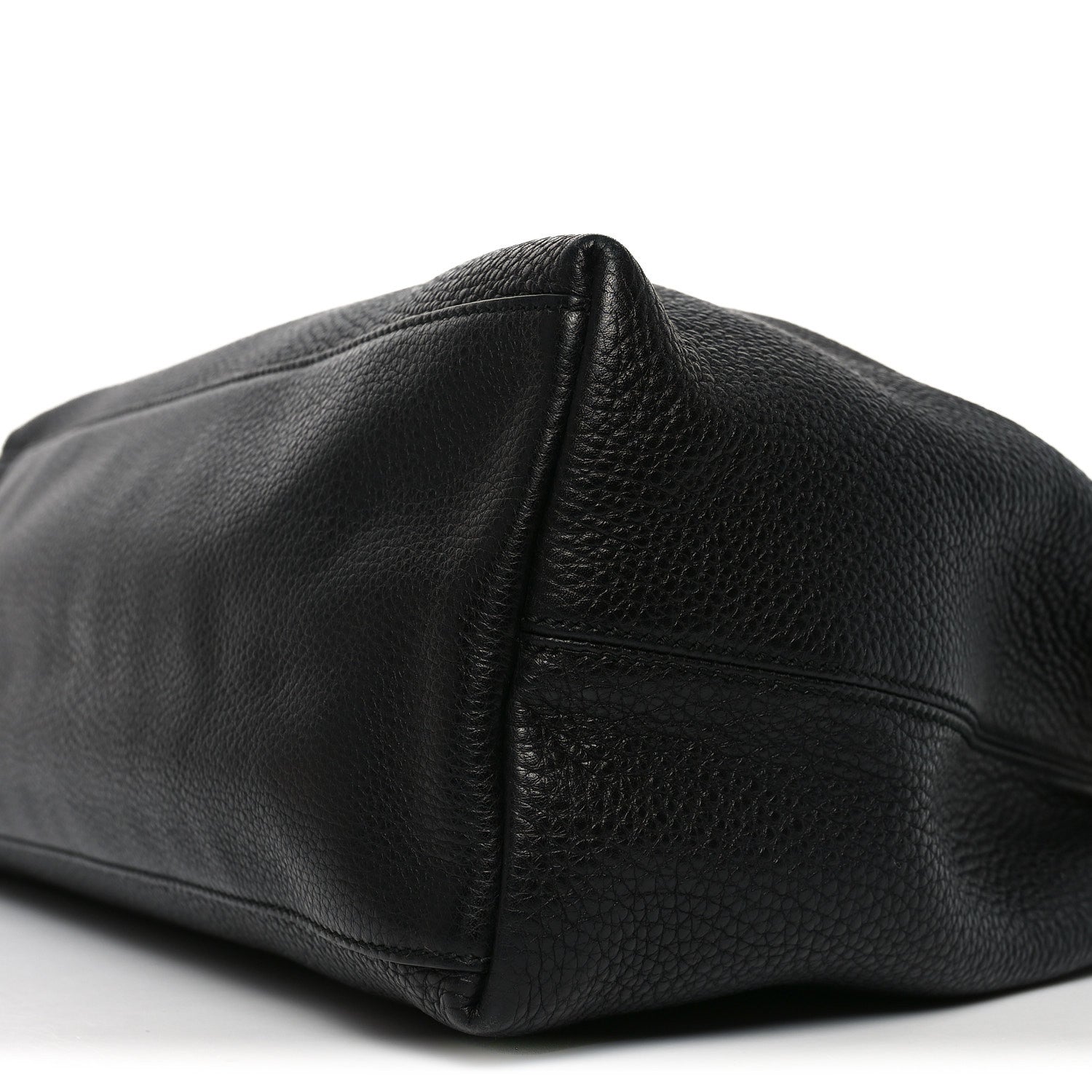 Gucci Pebbled Calfskin Medium Soho Chain Shoulder Bag Black 9 of 9