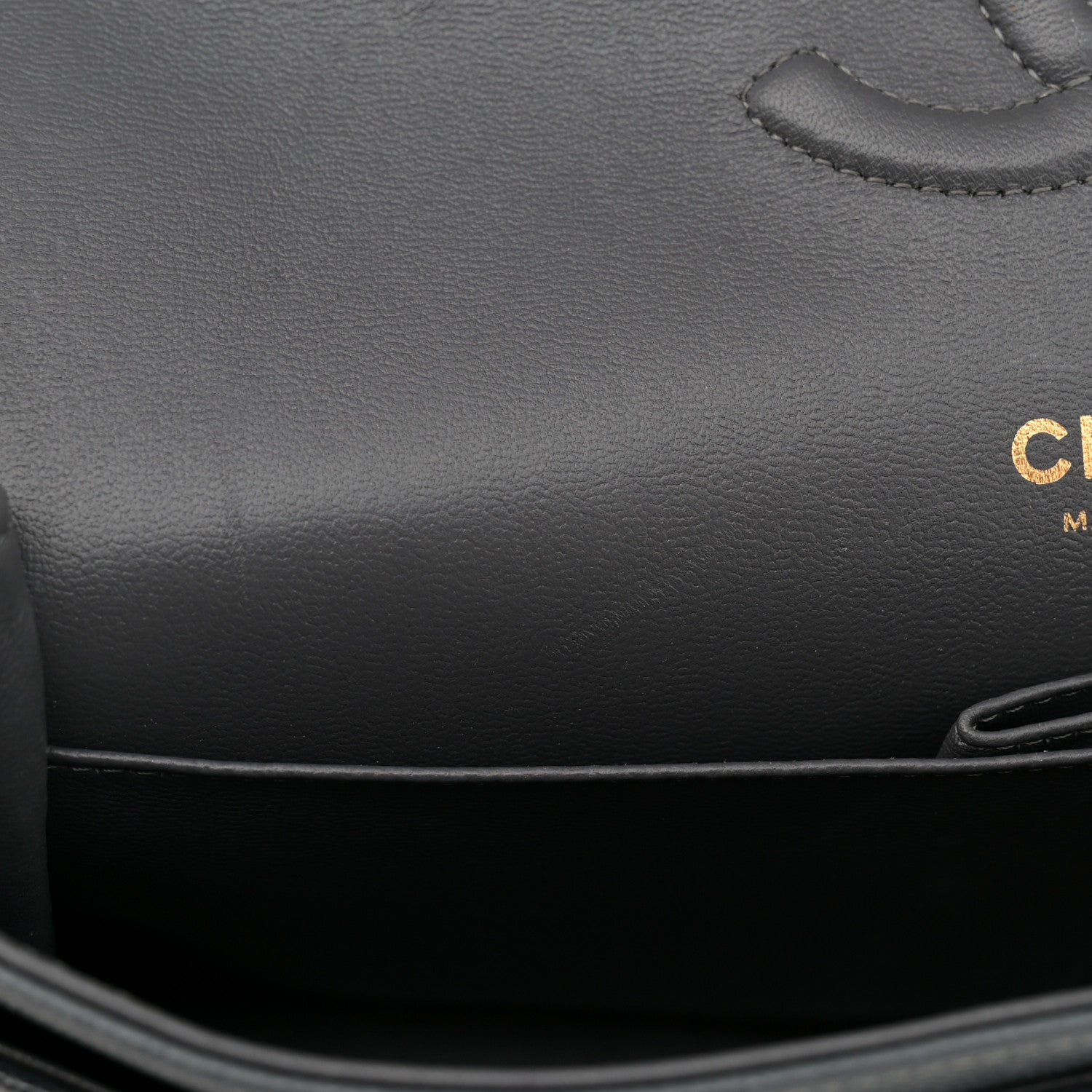 Chanel Caviar Quilted Medium Double Flap Dark Grey 11 of 11