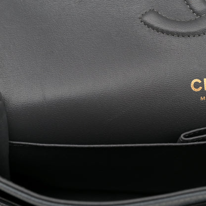 Chanel Caviar Quilted Medium Double Flap Dark Grey 11 of 11