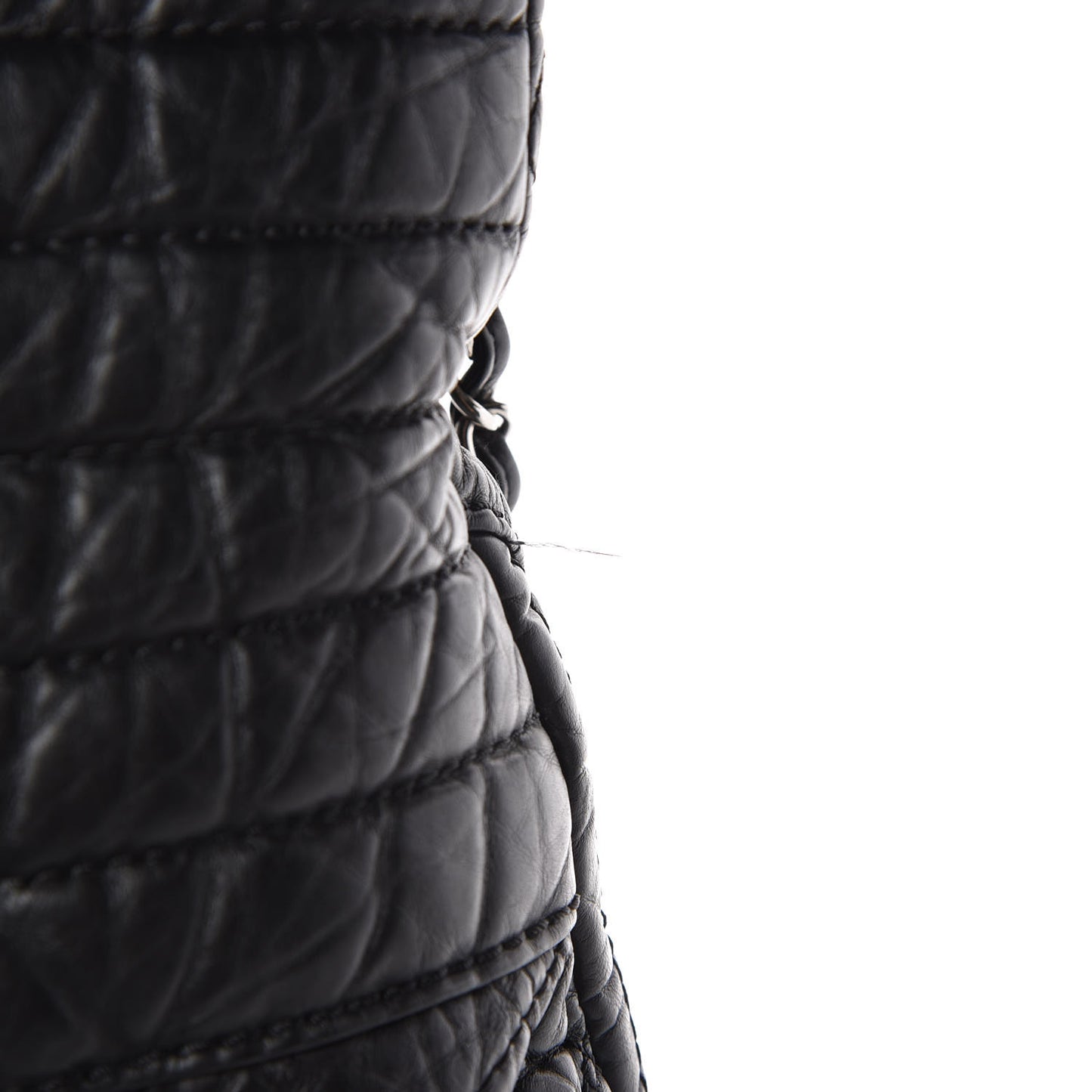 Aged Calfskin Karl's Cabas Tote Black
