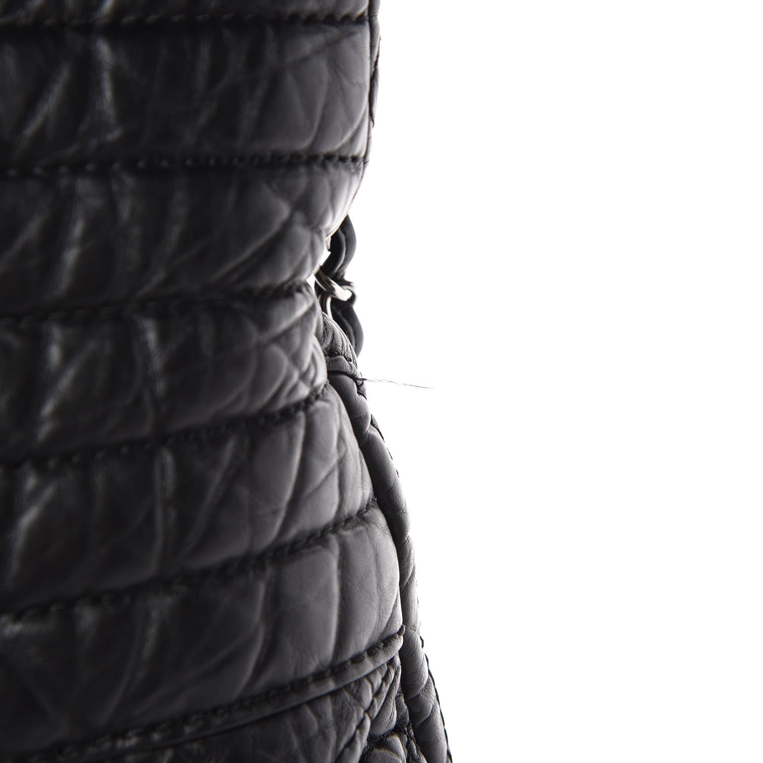 Chanel Aged Calfskin Karl's Cabas Tote Black 12 of 12