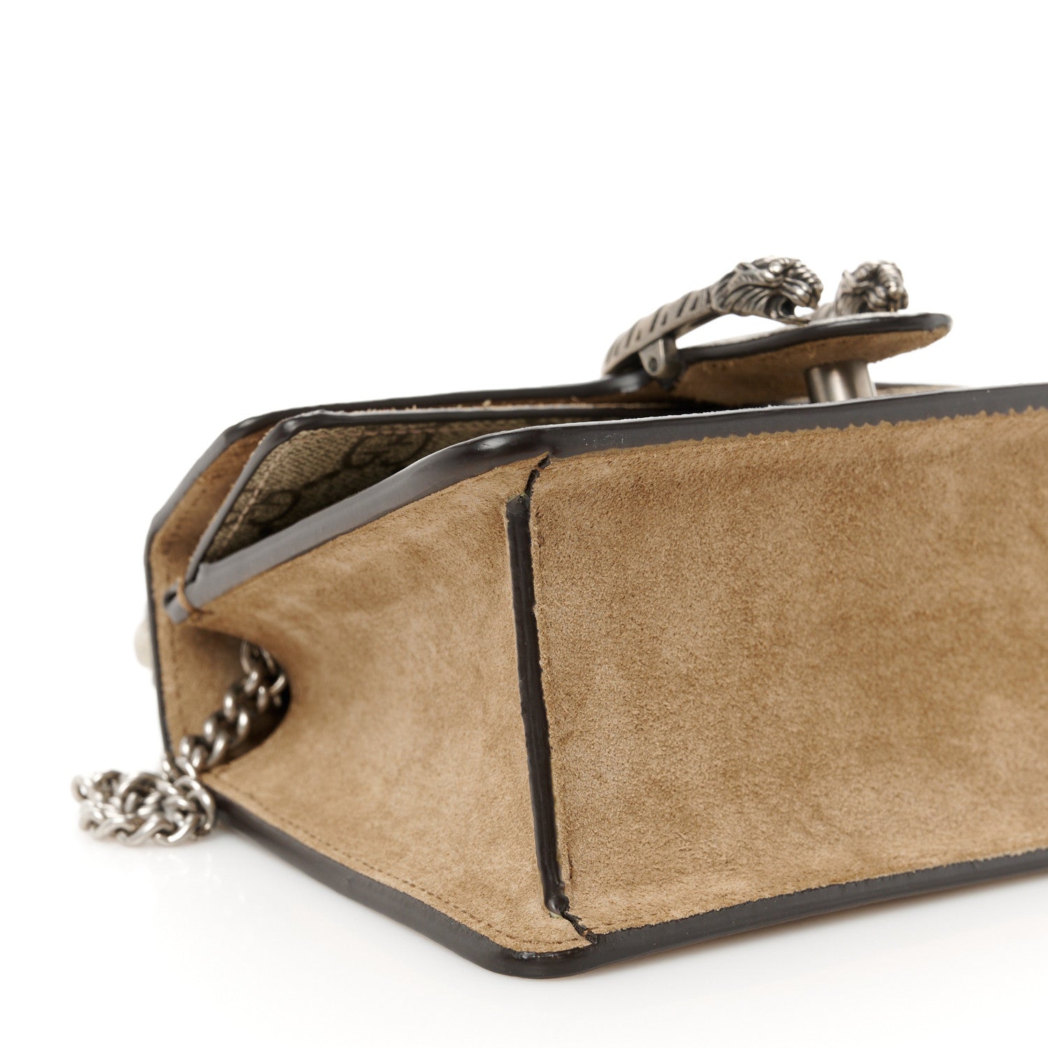 Gucci GG Supreme Monogram Mini Dionysus Top Handle Bag Taupe 8 of 10
