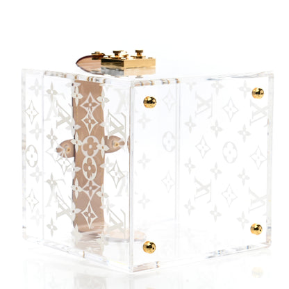 Louis Vuitton Transparent Plexiglass Cube Scott Box 4 of 8