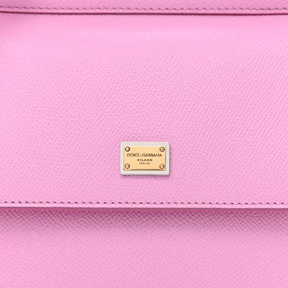 Dolce & Gabbana Dauphine Small Miss Sicily Satchel Pink 6 of 8