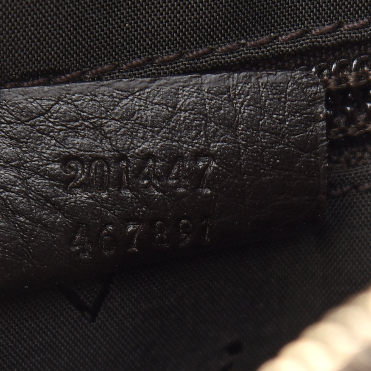Guccissima Small Shoulder Bag Dark Brown