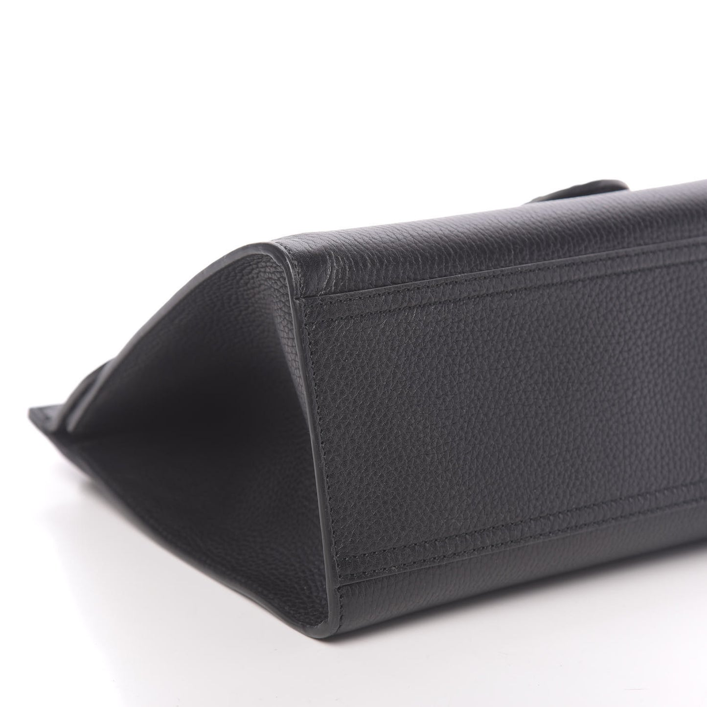 Calfskin Small GG Marmont Top Handle Bag Black