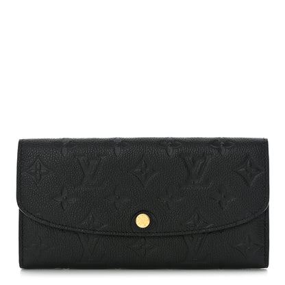 Louis Vuitton Empreinte Emilie Wallet Black Dune 1 of 8