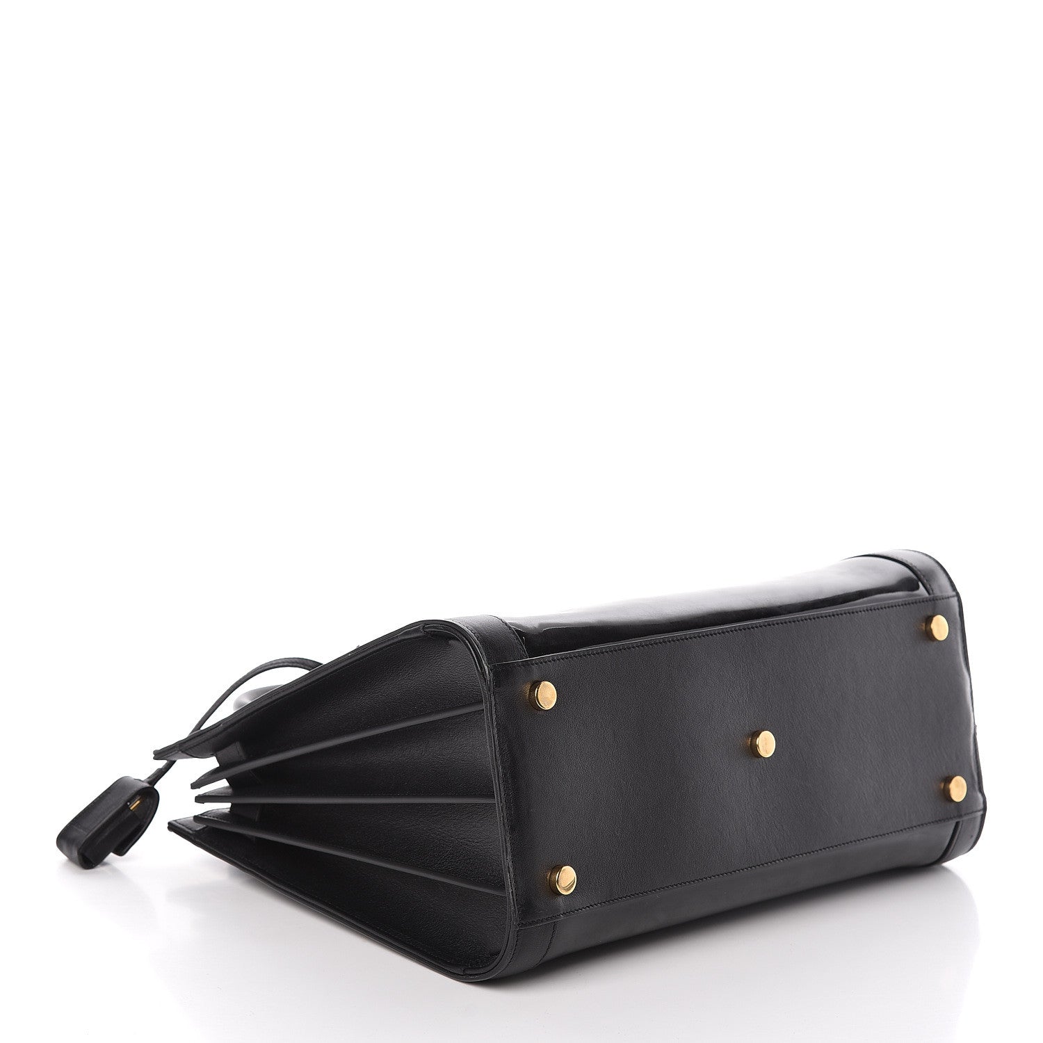 Saint Laurent Patent Calfskin Small Sac de Jour Black 4 of 9