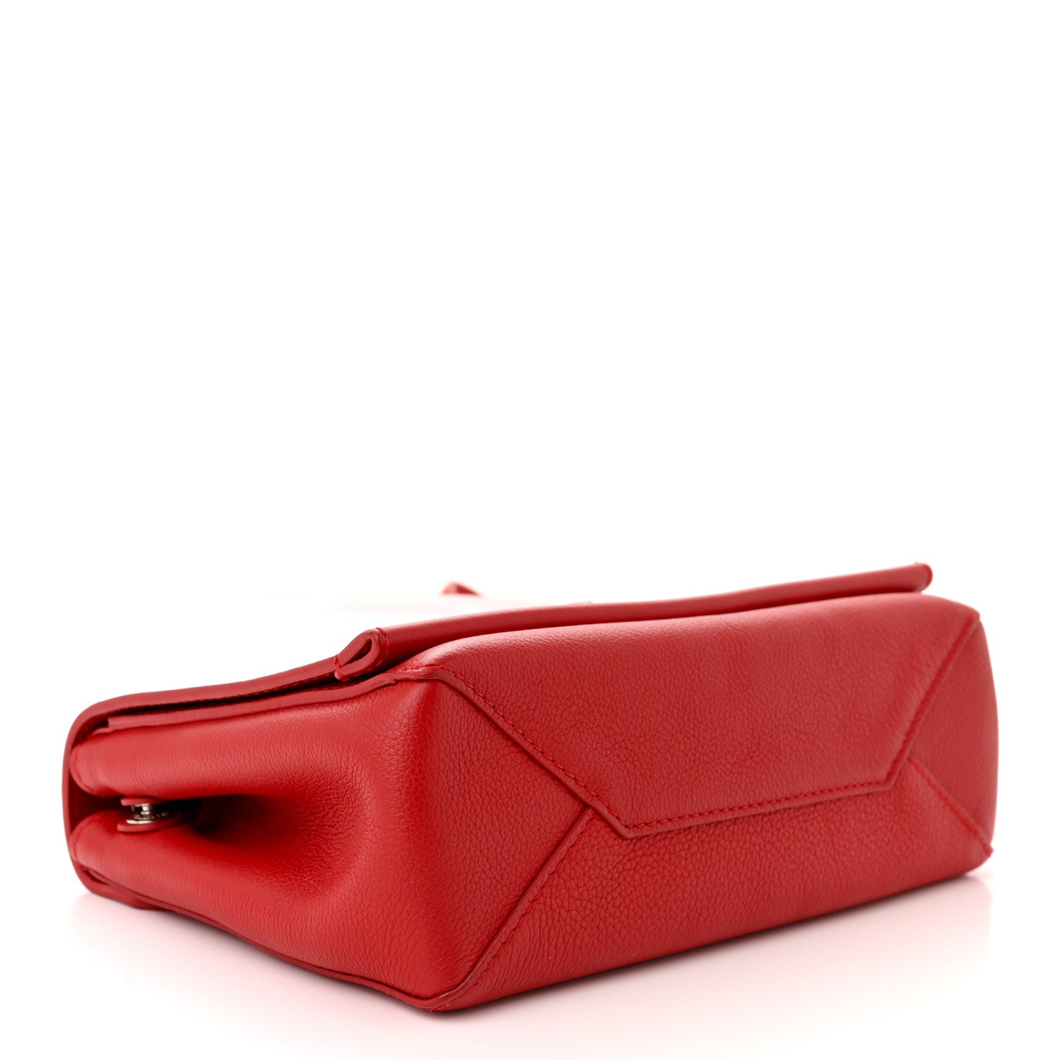Louis Vuitton Calfskin Lockme II Chain Bag BB Rubis 4 of 13