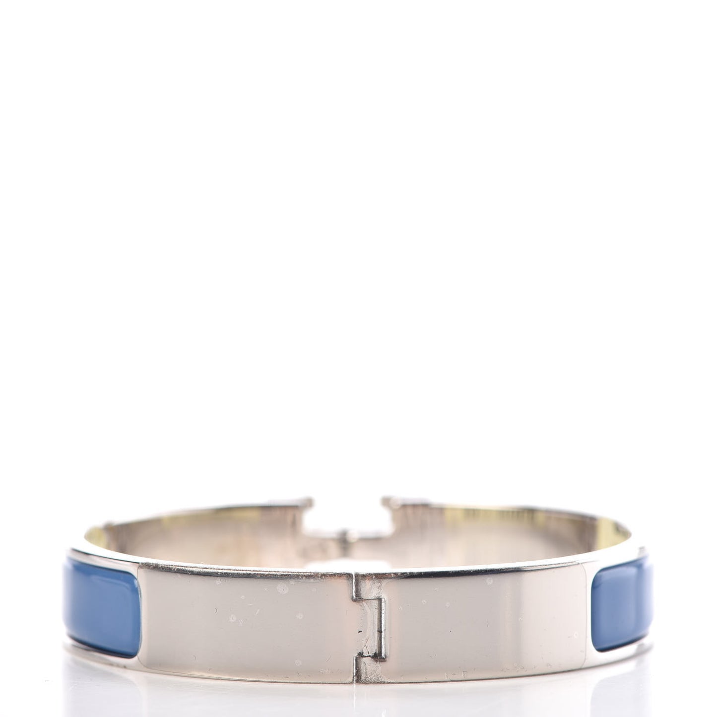 Enamel Narrow Clic Clac H Bracelet GM Bleu Turquin