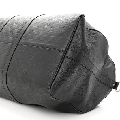 Louis Vuitton Damier Infini Keepall Bandouliere 55 Onyx 10 of 19