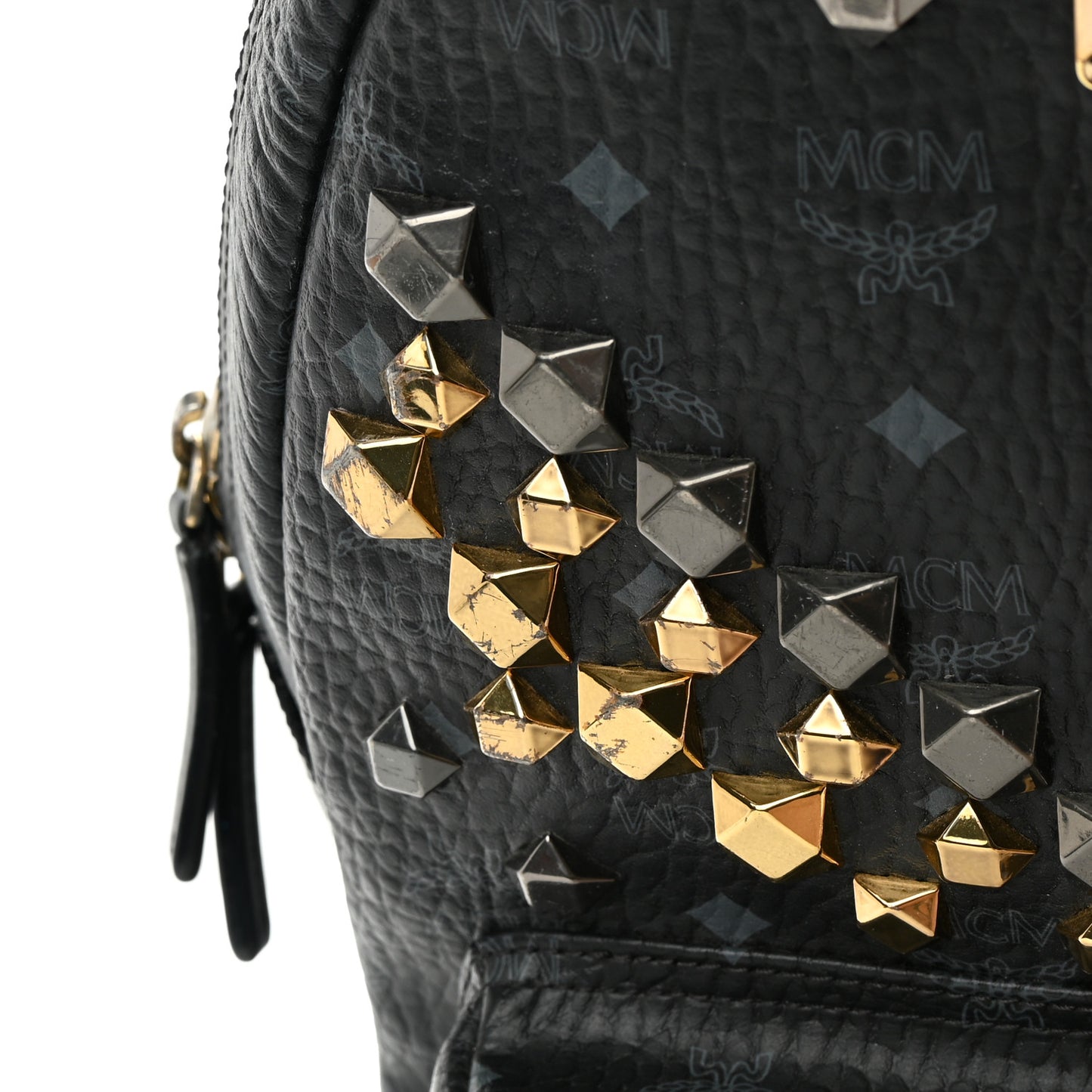 Visetos Studded Medium Stark M Backpack Black