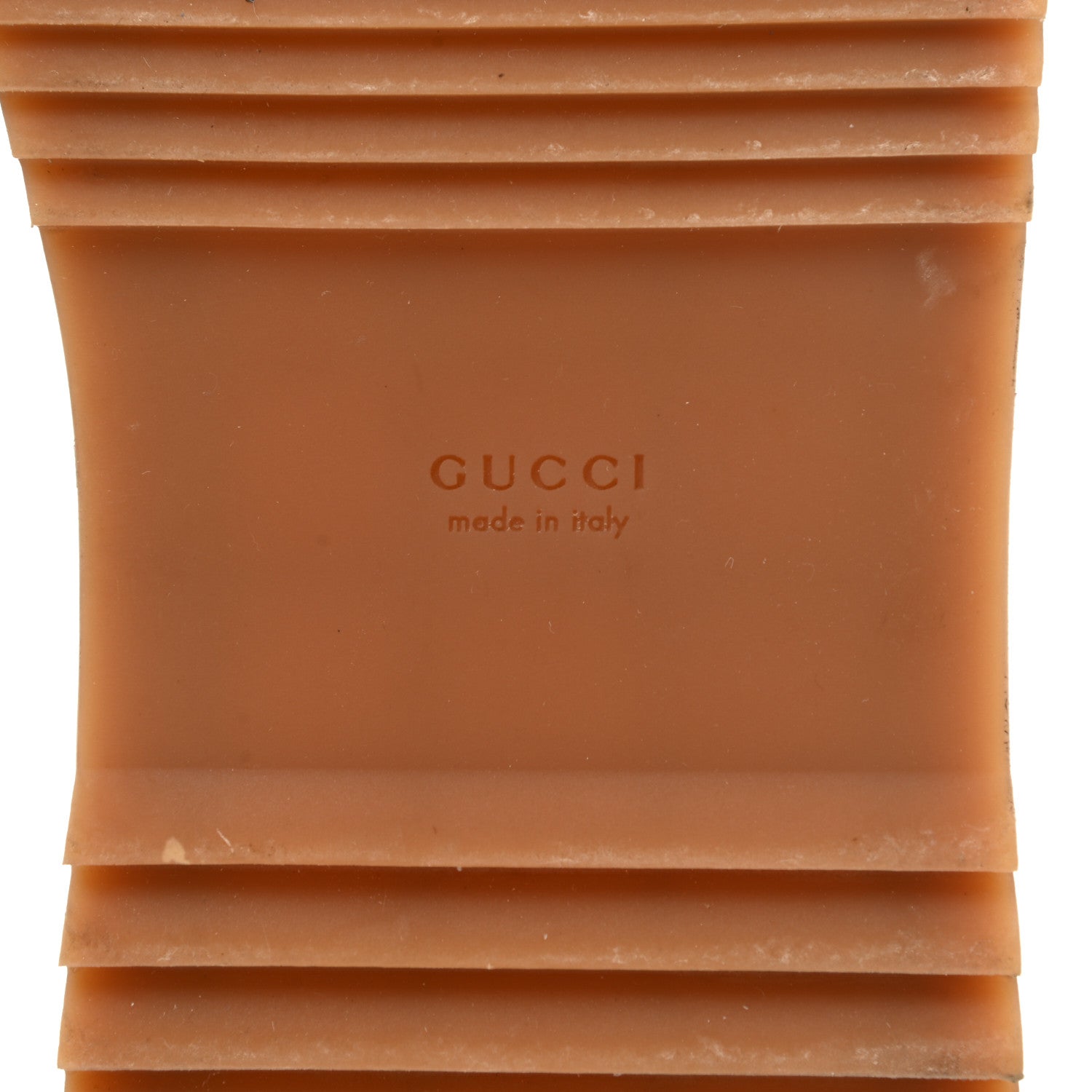 Gucci Canvas GG Monogram Angelina Platform Slide Sandals 38 Beige Ruggine 6 of 10