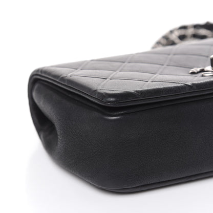 Chanel Calfskin Diamond Embossed New Chic Flap Black 7 of 18
