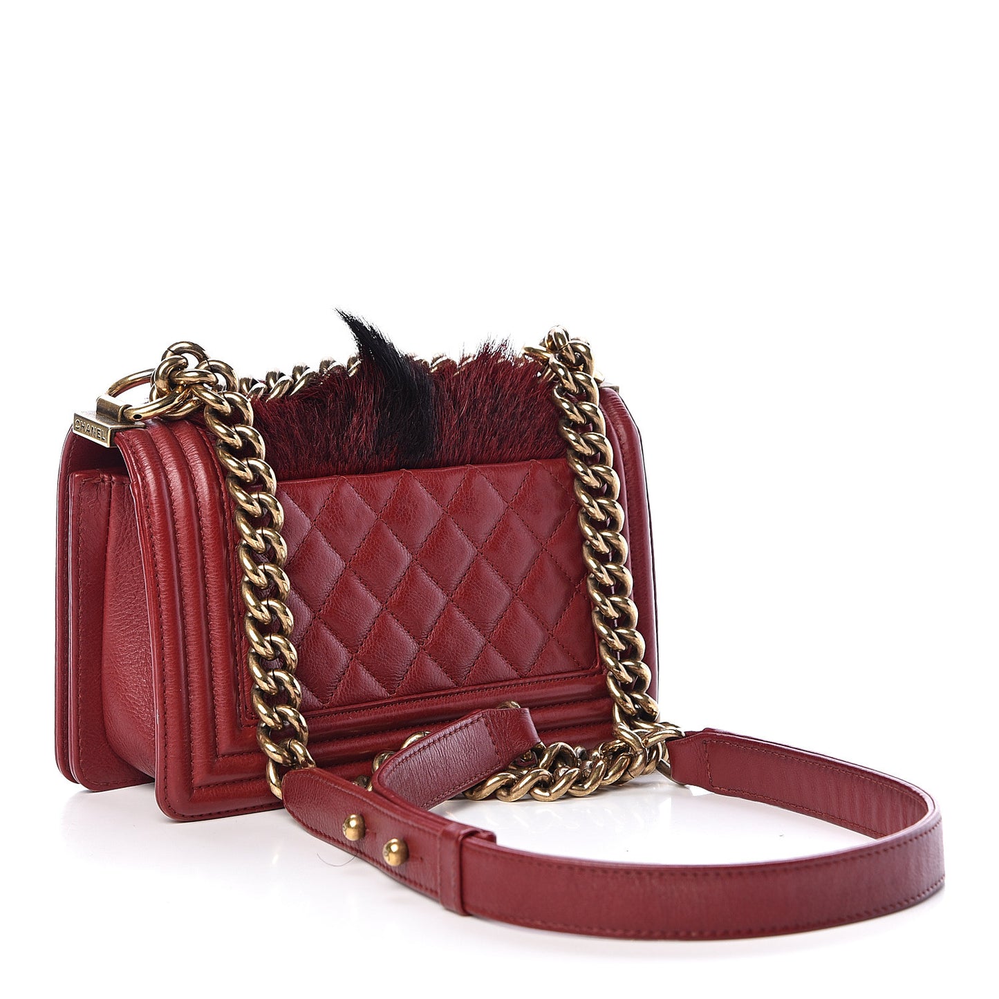 Goat Hair Small Boy Flap Red