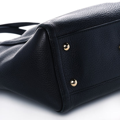 Gucci Pebbled Calfskin Small Soho Top Handle Bag Black 10 of 13