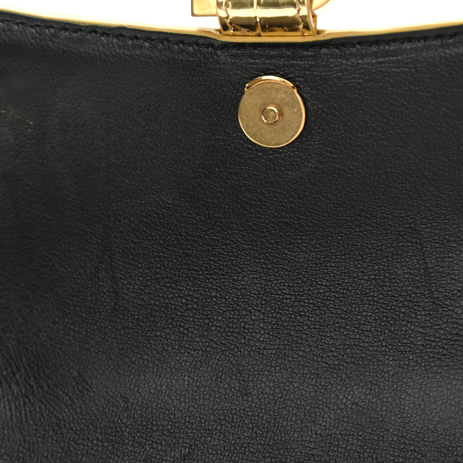 Balenciaga Metallic Calfskin Crocodile Embossed Hourglass Top Handle Bag XS Gold 10 of 10