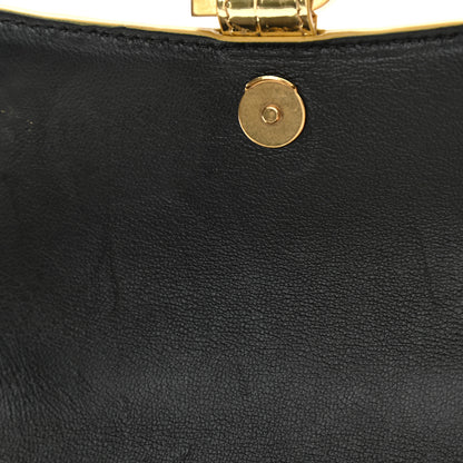 Balenciaga Metallic Calfskin Crocodile Embossed Hourglass Top Handle Bag XS Gold 10 of 10