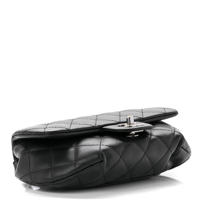Chanel Calfskin Quilted CC Uniform Flap Belt Bag Black 4 of 13