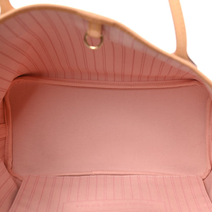 Louis Vuitton Damier Azur Neo Neverfull MM Rose Ballerine 6 of 6
