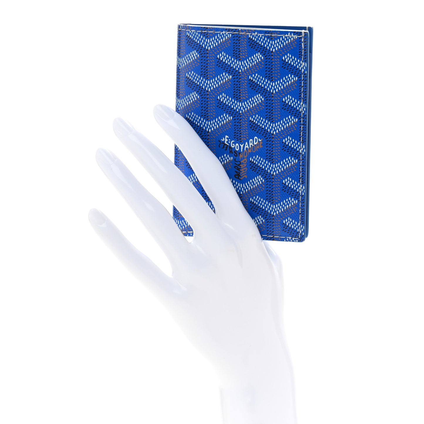 Goyardine Saint Pierre Card Holder Blue
