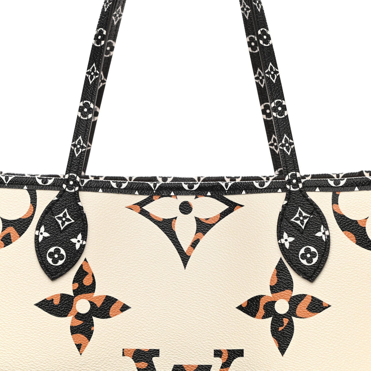 Louis Vuitton Monogram Giant Jungle Neverfull MM Ivory 9 of 12