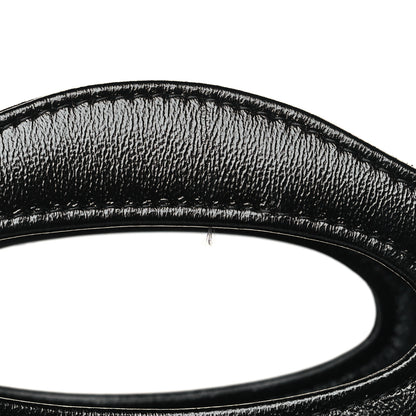 Chanel Shiny Crumpled Calfskin Quilted Nano 31 Shopping Bag Dark Beige Black 11 of 11