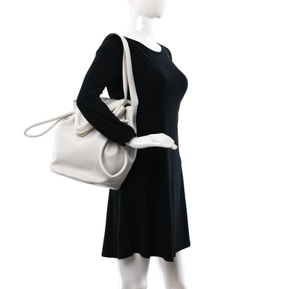 Bottega Veneta Calfskin Small Beak Tote Chalk 2 of 9