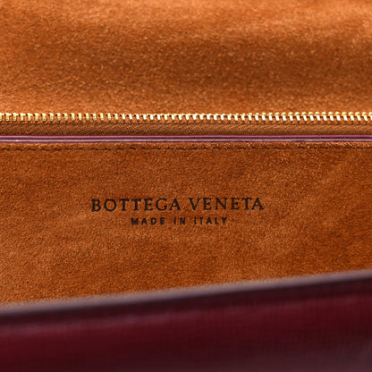 Bottega Veneta Calfskin Stamped Classic BV Bag Dark Red 5 of 10