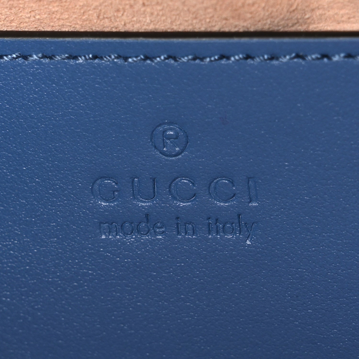 Gucci Calfskin Matelasse Aria Small GG Marmont Chain Shoulder Bag Clear Blue 6 of 10