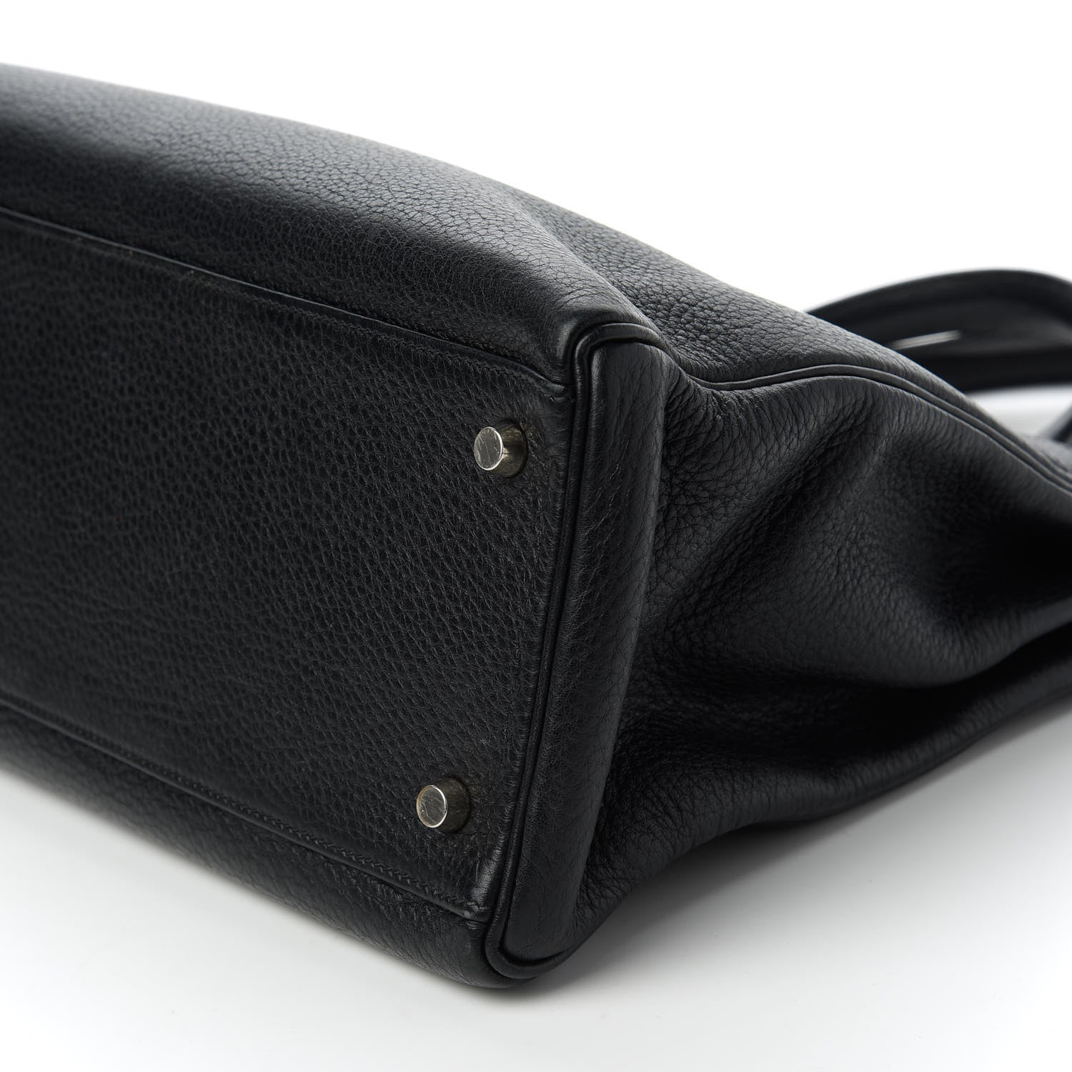 Hermes Taurillon Clemence Kelly Retourne 35 Black 7 of 12