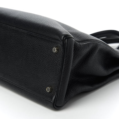Hermes Taurillon Clemence Kelly Retourne 35 Black 7 of 12