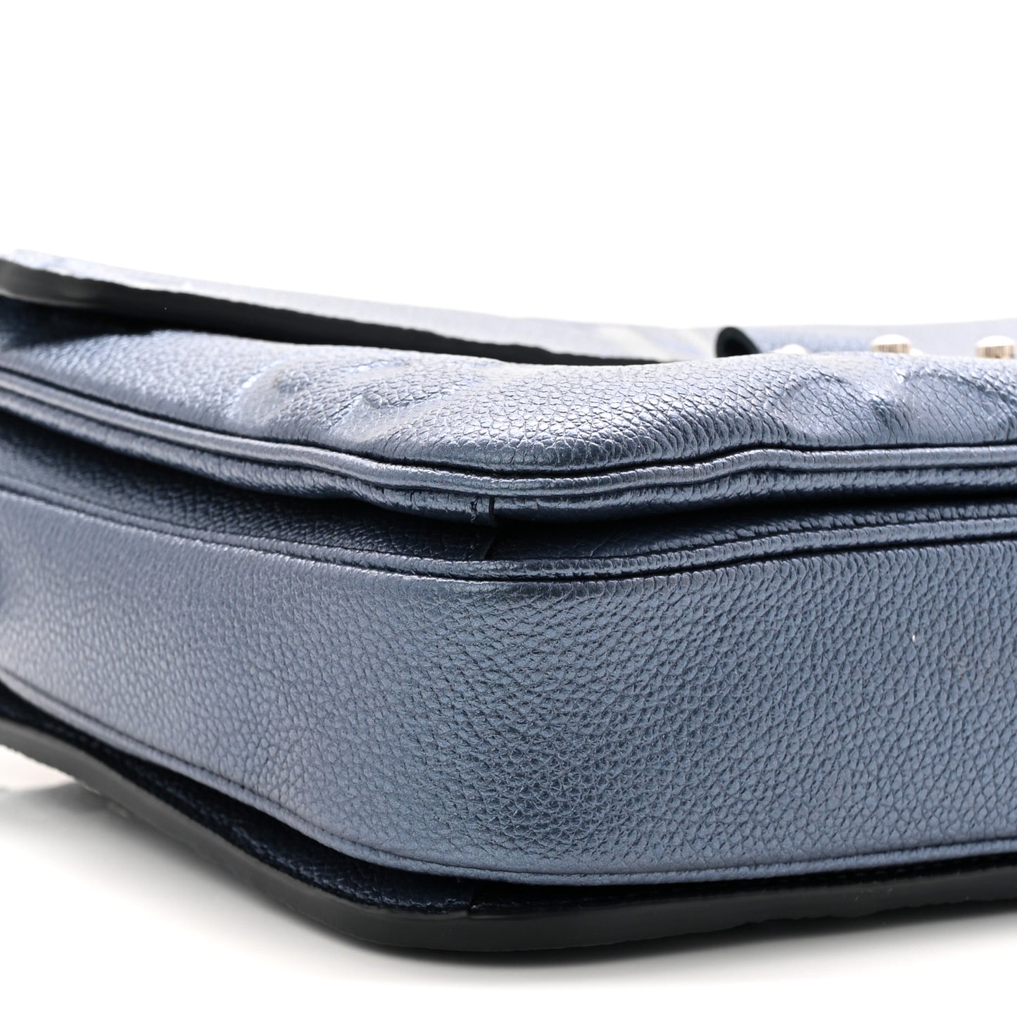 Metallic Empreinte Monogram Giant Pochette Metis Navy Nacre