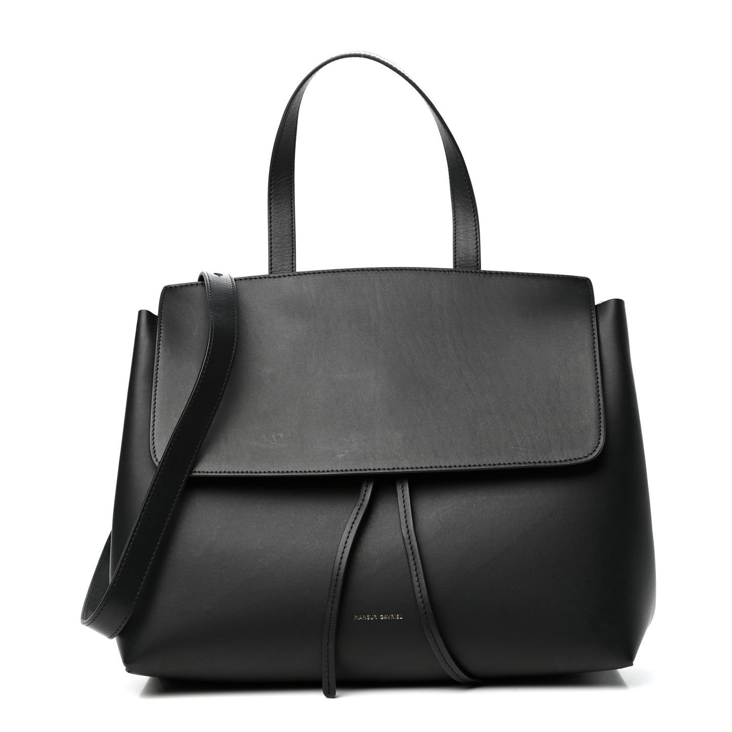 Calfskin Lady Bag Black Flamma