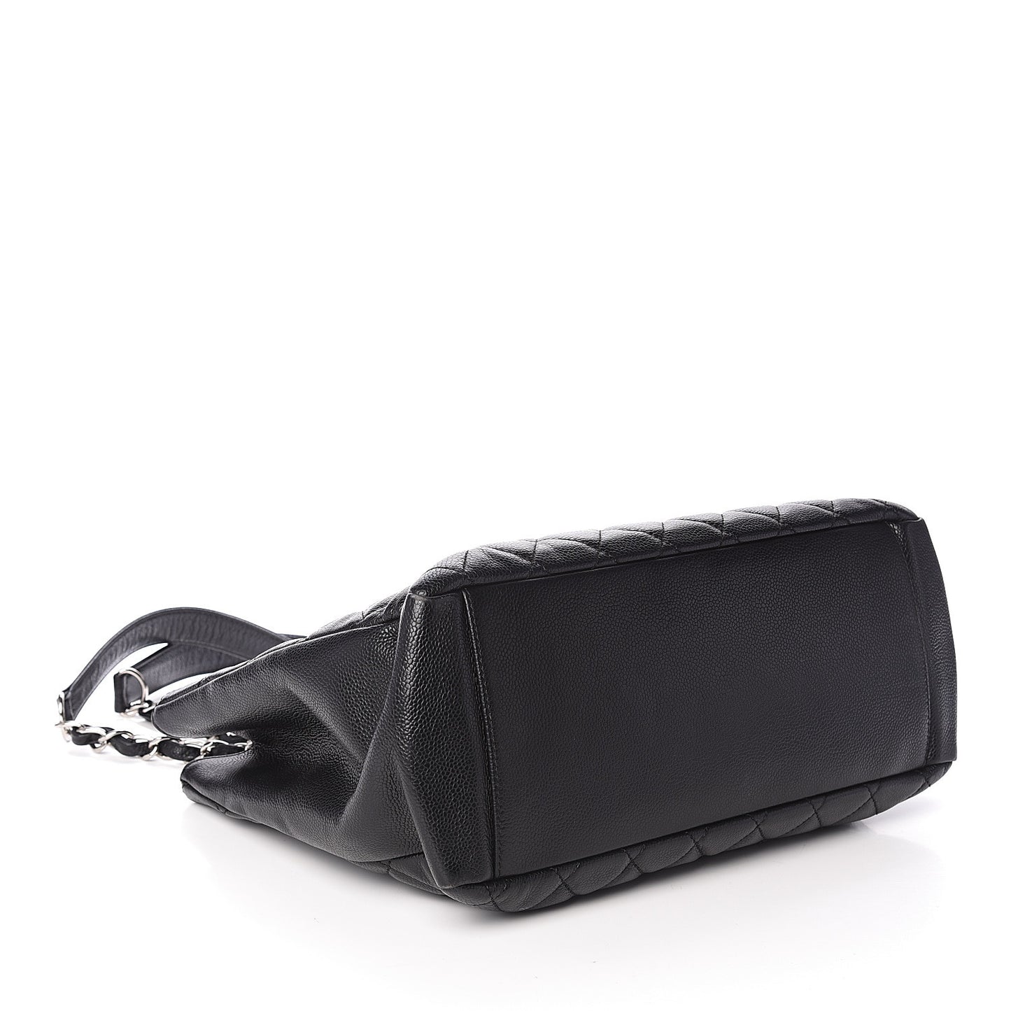 Caviar Quilted Grand Shopping Tote GST Black