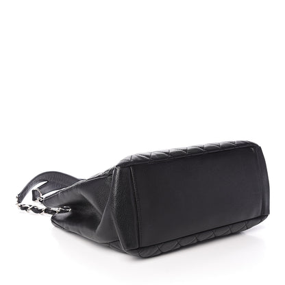 Chanel Caviar Quilted Grand Shopping Tote GST Black 3 of 9