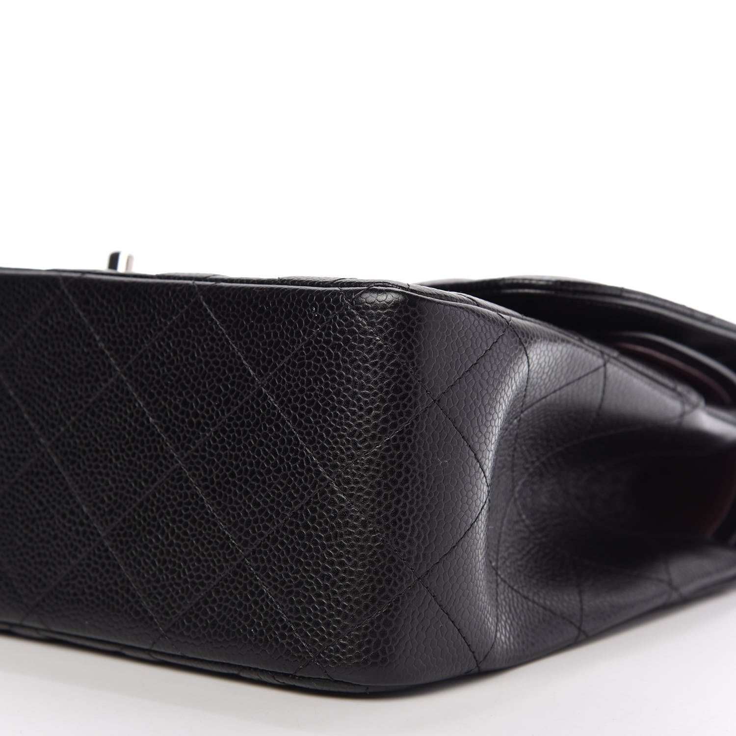 Chanel Caviar Quilted Jumbo Double Flap Black 7 of 11