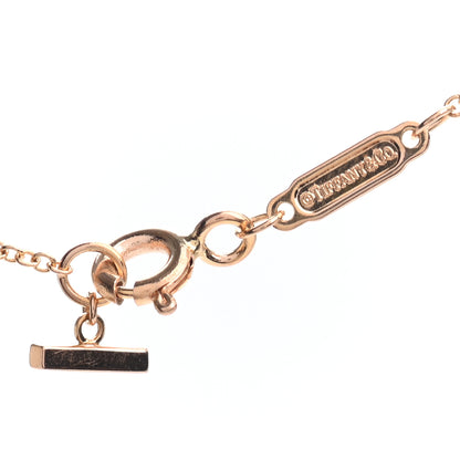 Tiffany 18K Rose Gold Small T Smile Pendant Necklace 4 of 4