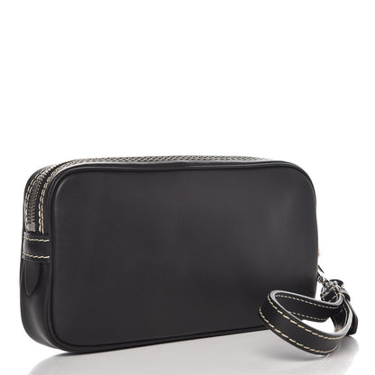 Louis Vuitton Calfskin Eclipse Pochette Volga Black 3 of 6
